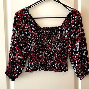 Multicolor short summer shirt size M